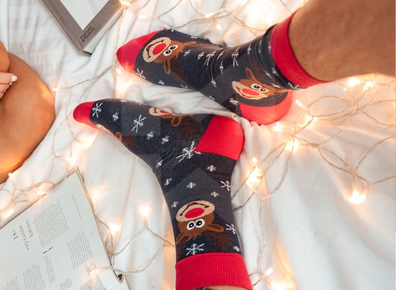 Christmas socks for a gift - a cute and practical choice!